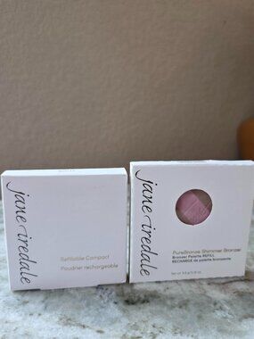 Jane Iredale PureBronze Shimmer Bronzer Rose Dawn + Compact NEW